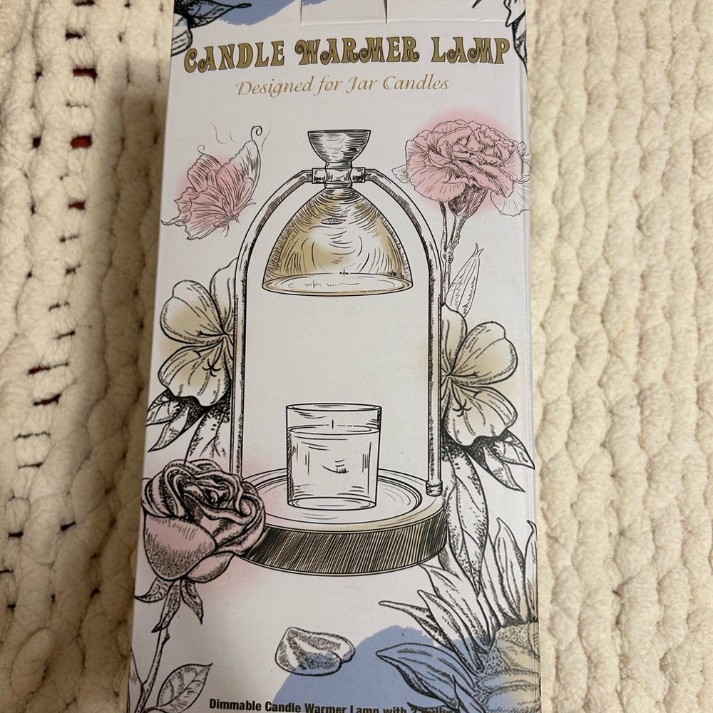 Candle Warmer Lamp with Floral Design brand Hong-In